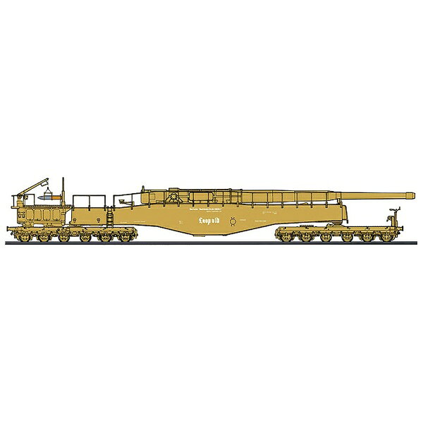 【2026年8月】 長谷川製作所｜Hasegawa 1/72 ドイツ列車砲 K5(E) “レオポルド” w/フィギュア【発売日以降のお届け】