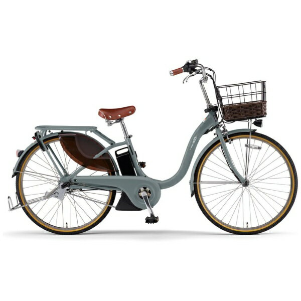 YAMAHA｜ヤマハ 電動アシスト自転車 PAS WithDX パス ウィズ デラックス マットユーカリ PA26WDX [26インチ /3段変速]2026年モデル【キャンセル・返品不可】 【代金引換配送不可】