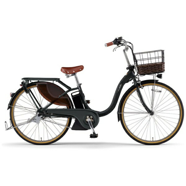 YAMAHA｜ヤマハ 電動アシスト自転車 PAS WithDX パス ウィズ デラックス マットブラック2 PA26WDX [26インチ /3段変速]2026年モデル【キャンセル・返品不可】 【代金引換配送不可】