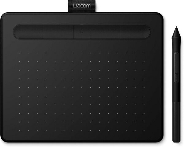 WACOM｜ワコム ペンタブレット [W200xD160xH8.8mm] 有線：USB-A Intuos Small ベーシック ブラック CTL-4100/K2