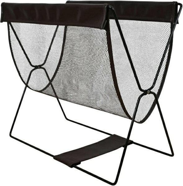 サワフジ｜SAWAFUJI レザー調ハンモック型バスケット（ブラウン） MB-058