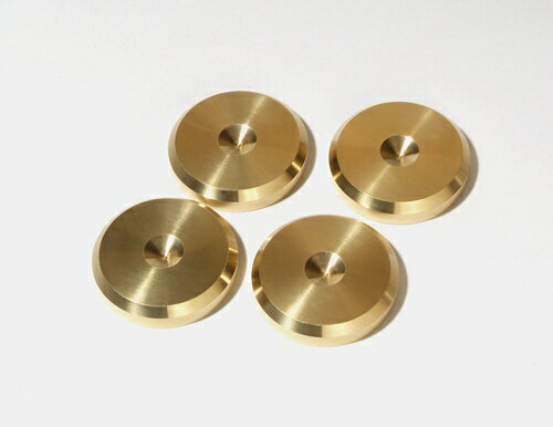 ACOUSTIC REVIVE｜アコースティックリバイブ 黄銅(真鍮)製スパイク受け（4個入り）SPU-4 SPU4[SPU4]