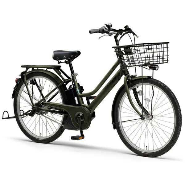 YAMAHA｜ヤマハ 電動アシスト自転車 PAS RIN パス リン マットカーキグリーン PA26...