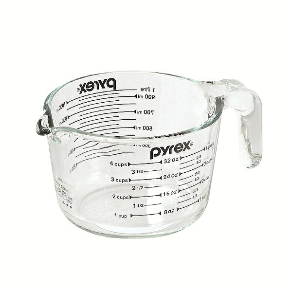 パール金属｜PEARL METAL PYREX　メジャーカップ1．0L（ブラック） CP-8657