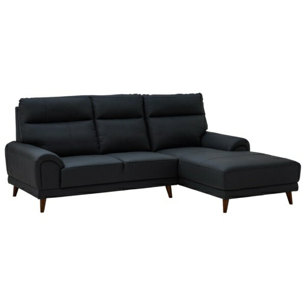 Love Sofa - 関家具｜SEKI FURNITURE 左カウチソファ　プリバ　本革　ブラック ブラック 454115