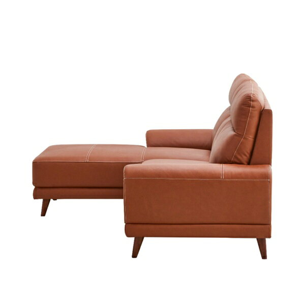 関家具|SEKI FURNITURE 右カウチソファ プリバ 本革 ライトブラウン ライトブラウン 468688 [2]