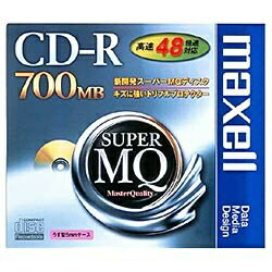 マクセル｜Maxell データ用CD-R SuperMQシリーズ CDR700S.1P [1枚 /700MB /インクジェットプリンター対応][CDR700S1P]