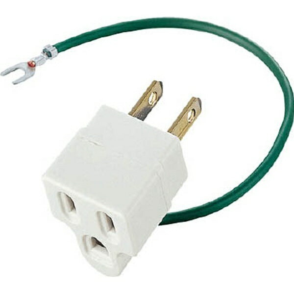 ELECOM｜エレコム OAアダプタ 3ピン⇒2ピン ホワイト T-H32[TH32]