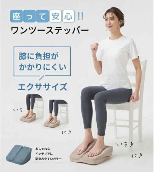 サンファミリー｜SUN FAMILY 座ってあんしんワンツーステッパー ベージュ 4698160