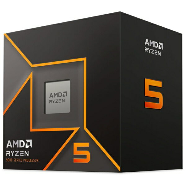 AMD�å�������ǥ��� ��CPU��AMD Ryzen 5 9500F W/Wraith Stealth Cooler BOX (6C/12T3.8Ghz65W) 100-100001406BOX [AMD Ryzen 5 /Socket AM5]