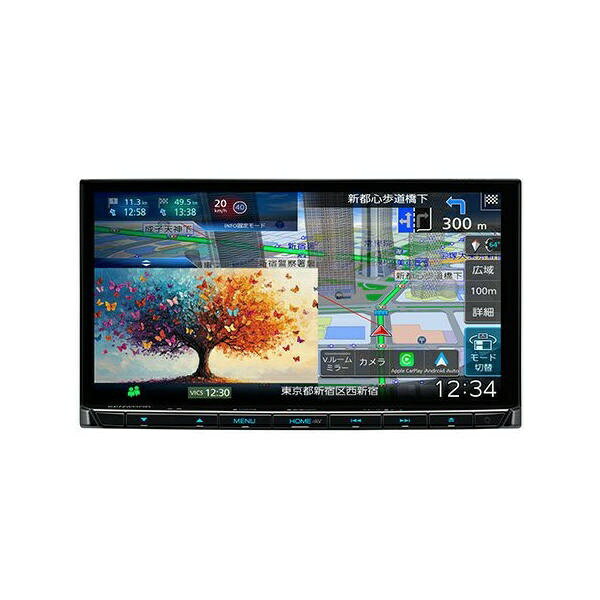 ケンウッド｜KENWOOD MDV-M712 7V型/180mmモデル カーナビゲーション 「Apple CarPlay」「Android Auto」/地デジ/Bluetooth/DVD対応 AVナビゲーションシステム