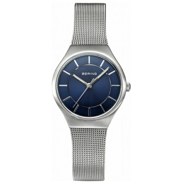 BERING｜ベーリング Classic Scandinavian 27mm Quartz メッシュベルト ネイビーブルー 11927-003