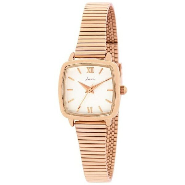 ■スクエア型で大人可愛いファッションウォッチ高級感があり、高見えするスライダーベルトのメタルウォッチ。工具不要で、サイズが簡単に自分好みのサイズに調整して着けられるのが嬉しいアイテム。