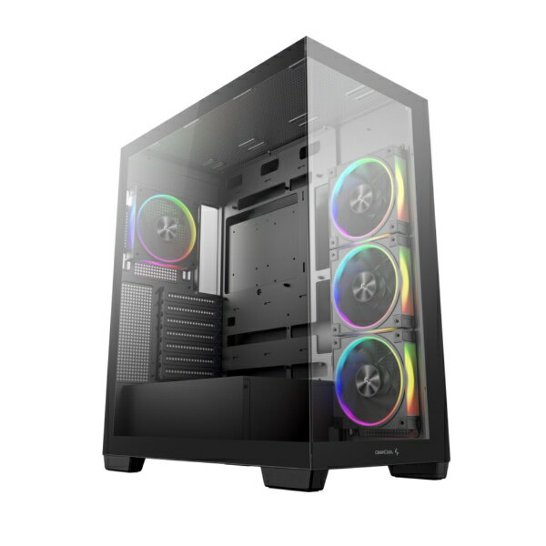 【エントリー最大3倍｜対象ユーザー限定 3/1まで】 DEEPCOOL｜ディープクール PCケース [ATX /Micro ATX /Mini-ITX] CG580 4F V2 ブラック R-CG580-BKADA4-G-2