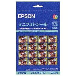 エプソン｜EPSON ミニフォトシール MJHSP5 [はがき /5シート /16面 /光沢][MJHSP5]