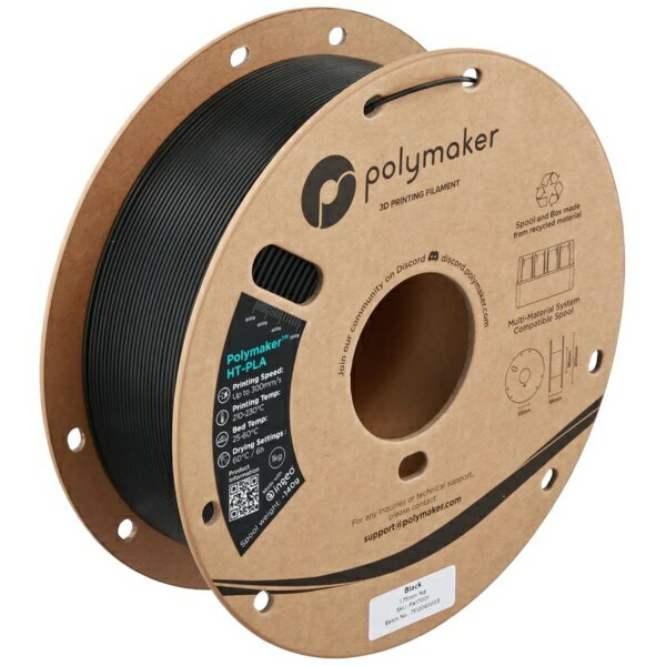 Polymaker�åݥ�᡼���� Polymaker HT-PLA �ե������ [1.75mm /1kg] �֥�å� PA17001