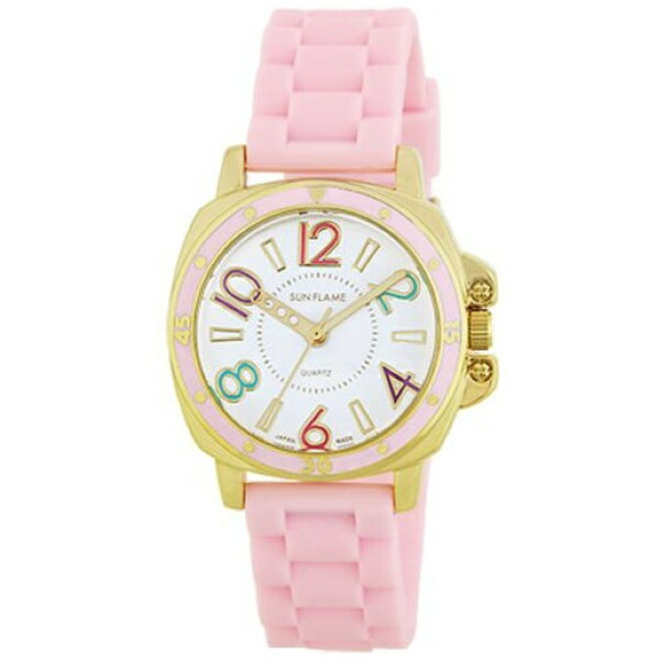 ■サン・フレイムのメイドインジャパンシリーズは、高いデザイン性と高品質でありながら、お手頃な価格を実現していますベルトは柔らかなシリコン素材。腕に負担がかかりにくく、お手入れしやすいのも嬉しいポイント。