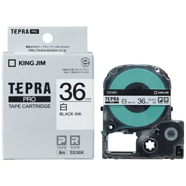 󥰥KING JIM ٥ơ TEPRA(ƥץ) PRO꡼  SS36K [ʸ /36mm]