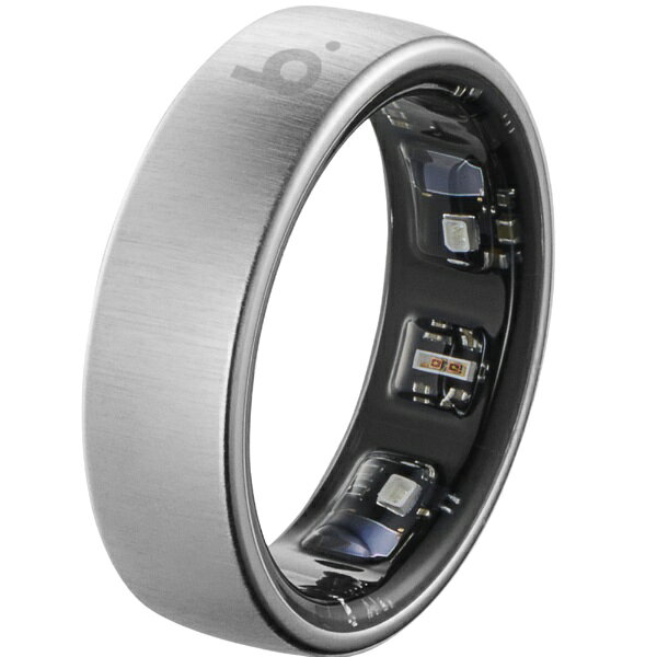 ブリング｜b.ring BP085TNSV1 b.ring（ブリング） Pro G1 AIスマートリング 睡眠・健康管理 8号（内周57.5mm） シルバー