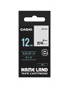 カシオ｜CASIO 透明テープ NAME LAND（ネームランド） 透明 XR-12X [黒文字 /12mm幅][XR12X]