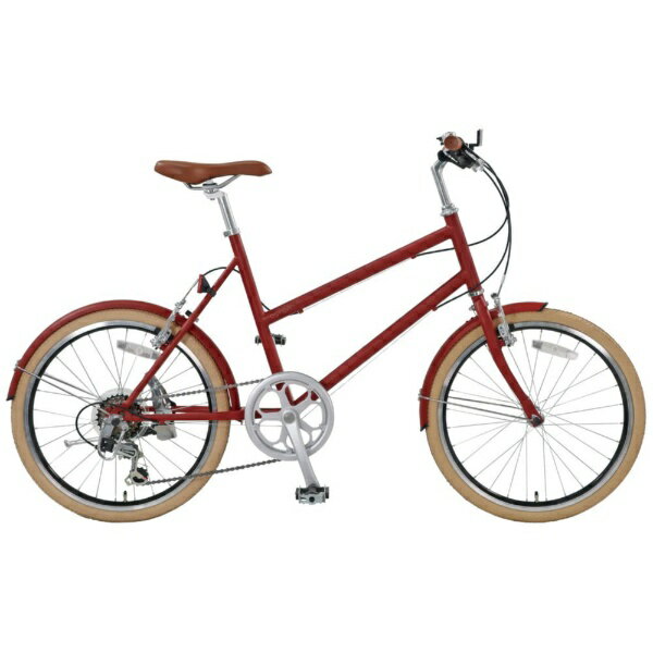 アサヒサイクル｜Asahi Cycle 自転車 ミニベロ coron コロン206 マットクラシックレッド COR06A [外装6段 /20インチ]2026年モデル【キャンセル・返品不可】 【代金引換配送不可】