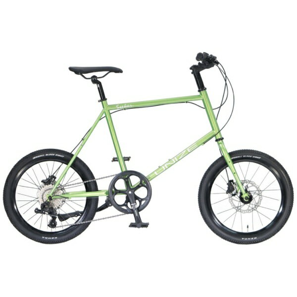 UNIZE｜ユナイズ 自転車 ミニベロ シーカー500 アップルグリーン USL07B [外装8段 /20インチ]2026年モデル【キャンセル・返品不可】 【代金引換配送不可】