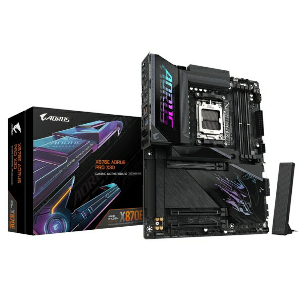 GIGABYTE�å����Х��� �ޥ����ܡ���(Socket AM5) X870E AORUS PRO X3D �֥�å� X870E A PRO X [ATX]