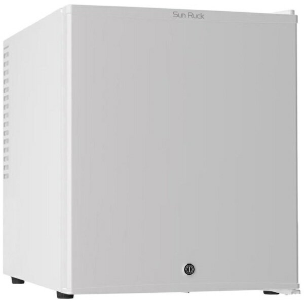 SunRuck｜サンルック 小型冷蔵庫鍵付き ホワイト SR-R4805V2-KEYW [幅43cm /48L /1ドア /右開きタイプ /2025年]