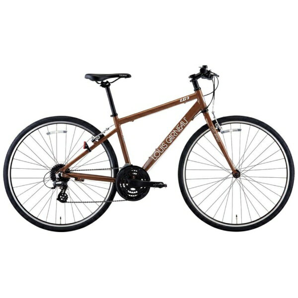 ルイガノ｜LOUIS GARNEAU 700X32C型 クロスバイク SETTER8.0 MARRON BROWN [24段変速（3×8）]【キャンセル・返品不可】 【代金引換配送不可】
