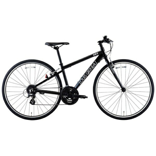 ルイガノ｜LOUIS GARNEAU 700X32C型 クロスバイク SETTER8.0 LG BLACK [24段変速（3×8）]【キャンセル・返品不可】 【代金引換配送不可】