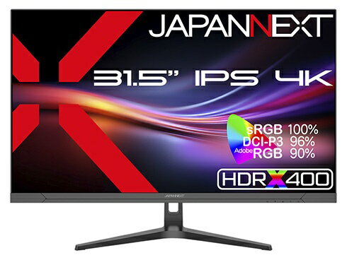 JAPANNEXT｜ジャパンネクスト PCモニター JN-IPSB315U [31.5型 /4K(3840×2160） /ワイド /60Hz]