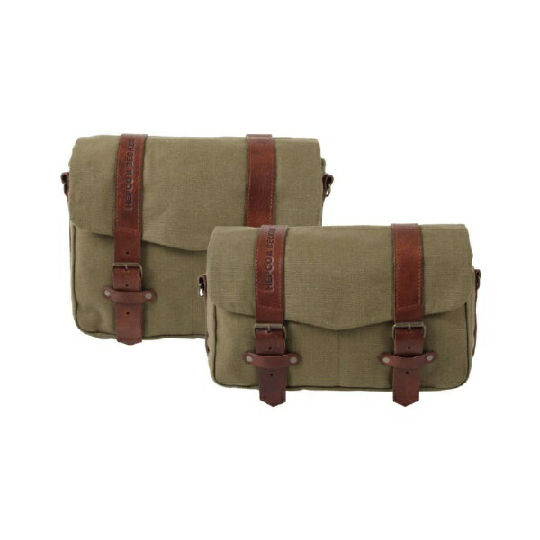 ヘプコアンドベッカー｜HEPCO&BECKER サイドバッグ レガシー C-Bowサイドキャリア用 M＆L 左右セット グリーン 6451976 00 08 ML