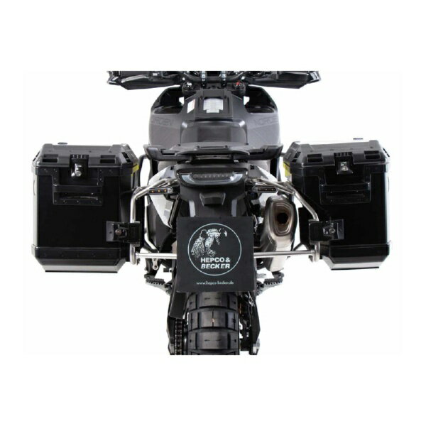 ヘプコアンドベッカー｜HEPCO&BECKER サイドキャリア カットアウトセット サイドケース エクスプローラー ブラック付 Norden901/Expedition 22-25 6517634 00 22-01-40