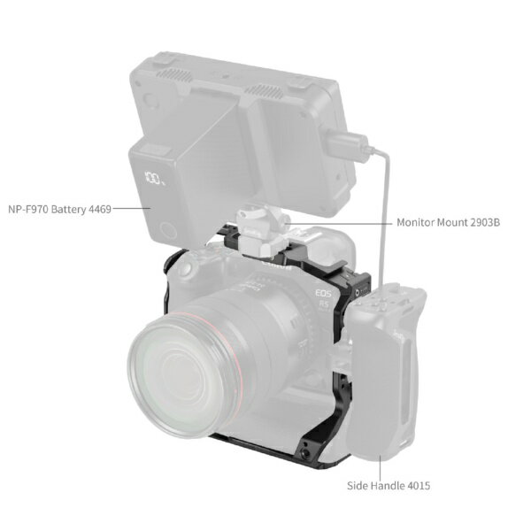 SmallRig｜スモールリグ 5623 Canon EOS R5 Mark II用ケージ（バッテリーグリップB...