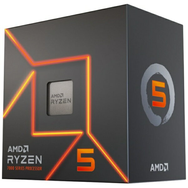 AMD�å�������ǥ��� ��CPU��AMD Ryzen 5 7500F W/Wraith Stealth Cooler BOX (6C/12T3.7Ghz65W) 100-100000597BOX [AMD Ryzen 5 /Socket AM5]