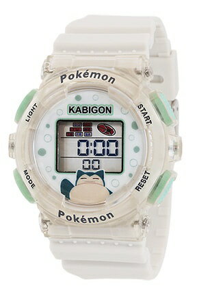 サンフレイム｜SUNFLAME ポケモン デジタルウォッチ カビゴン（グレー） CP3C0005-GY