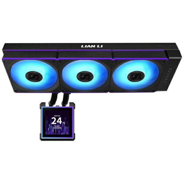 LIANLI�åꥢ��� CPU�����顼 120mm�ե���x3 [LGA1851/1700��AM5/AM4] HydroShift II LCD-S 360 CL �֥�å� GHS2LCDS36CB