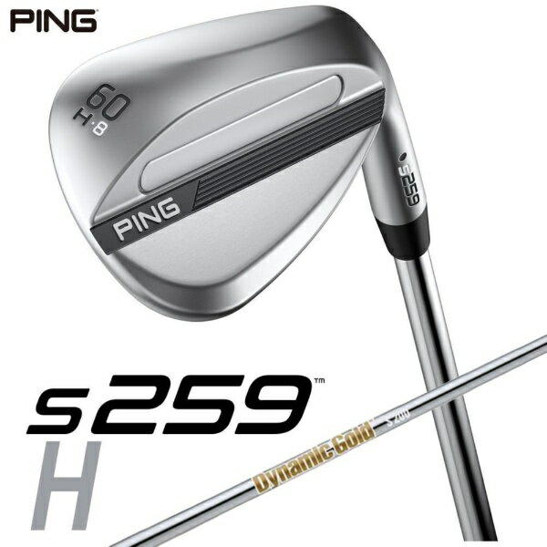 Other - ピン｜PING ウェッジ s259 CHROME [Wedge /60° /8° /Hグラインド /DYNAMIC GOLD /S200 /右利き用]