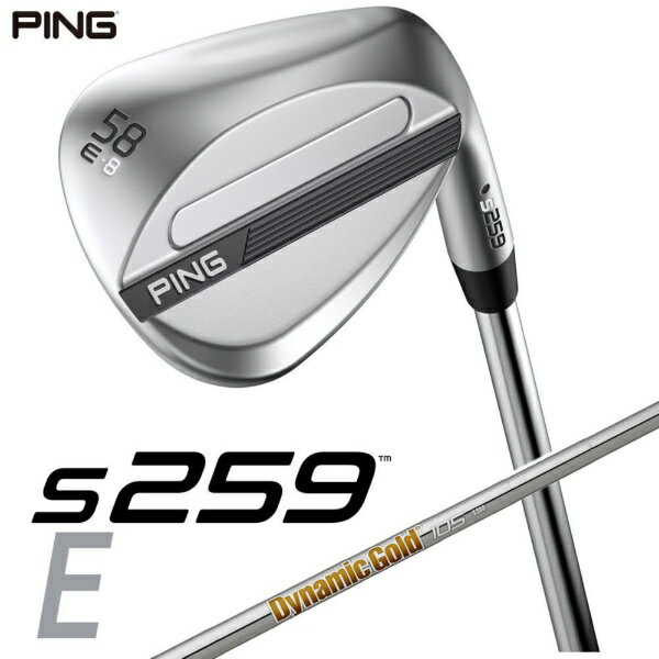 ピン｜PING ウェッジ s259 CHROME [Wedge /58° /8° /Eグラインド /DG 105 /S200 /右利き用]