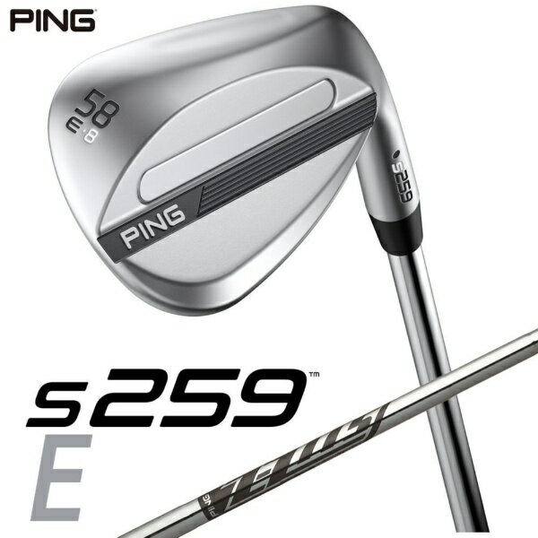 ピン｜PING ウェッジ s259 CHROME [Wedge /58° /8° /Eグラインド /Z-Z115 /1Flex /右利き用]