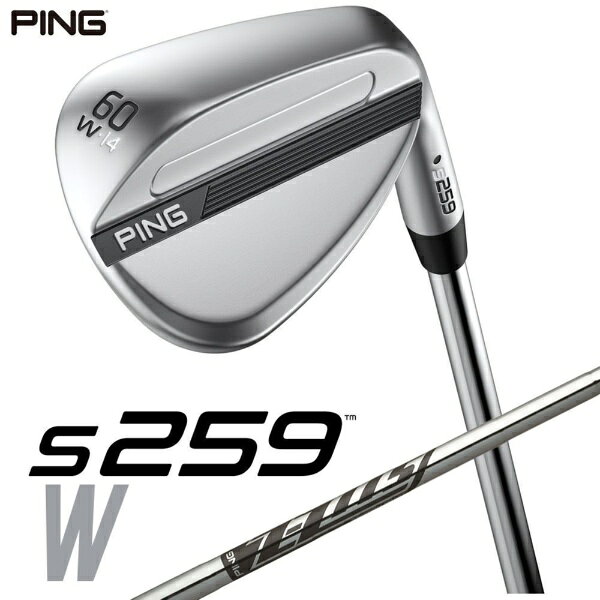 ピン｜PING ウェッジ s259 CHROME [Wedge /60° /14° /Wグラインド /Z-Z115 /1Flex /右利き用]