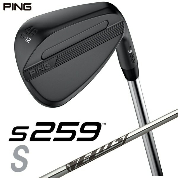 ピン｜PING ウェッジ s259 MIDNIGHT [Wedge /48° /12° /Sグラインド /Z-Z115 /1Flex /右利き用]
