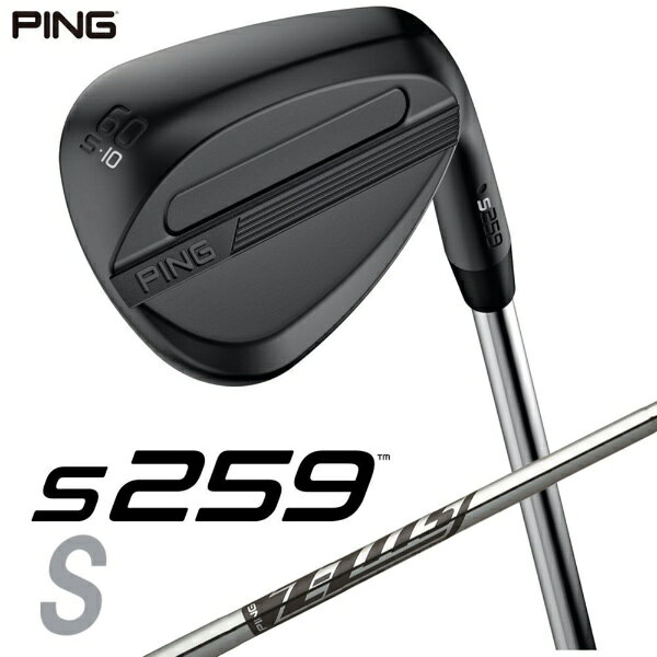 ピン｜PING ウェッジ s259 MIDNIGHT [Wedge /60° /10° /Sグラインド /Z-Z115 /1Flex /右利き用]