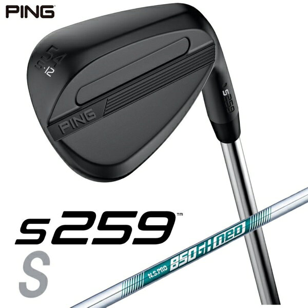 ピン｜PING ウェッジ s259 MIDNIGHT [Wedge /54° /12° /Sグラインド /NS PRO 850GH NEO /S /右利き用]