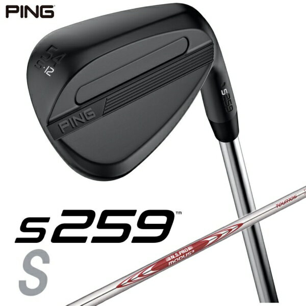 ピン｜PING ウェッジ s259 MIDNIGHT [Wedge /54° /12° /Sグラインド /NS PRO MODUS 3 TOUR 105 /S /右利き用]