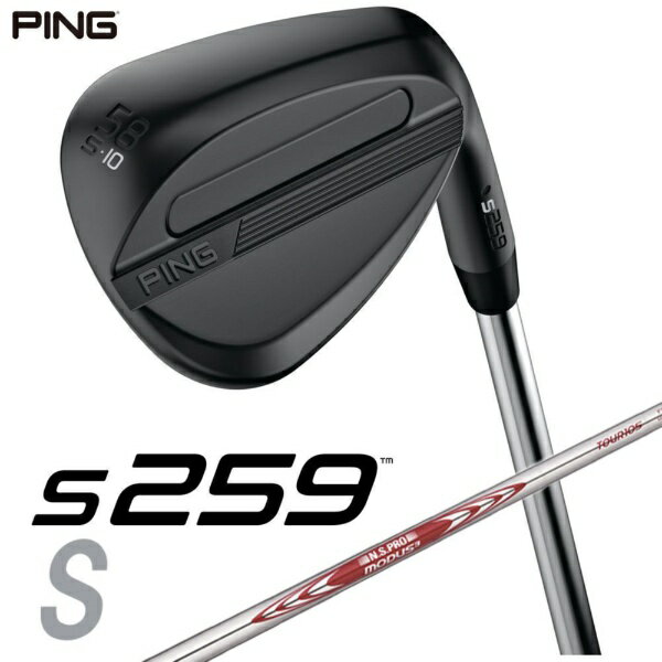 ピン｜PING ウェッジ s259 MIDNIGHT [Wedge /58° /10° /Sグラインド /NS PRO MODUS 3 TOUR 105 /S /右利き用]