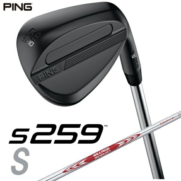 ピン｜PING ウェッジ s259 MIDNIGHT [Wedge /58° /10° /Sグラインド /NS PRO MODUS 3 TOUR 115 /S /右利き用]