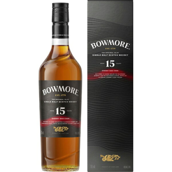 ボウモア&nbsp;ウイスキー ボウモア シェリー 15年 700ml【ウイスキー】 【代金引換配送不可】