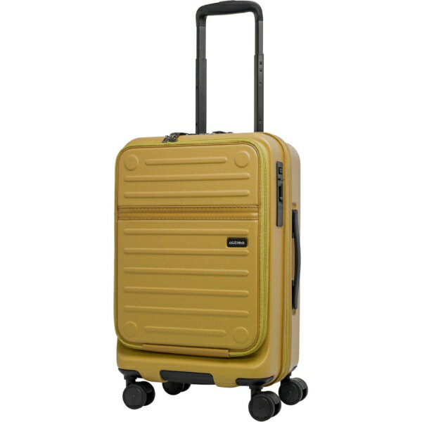 オルティモ｜Oltimo スーツケース フロントオープン 約37L（機内持込可）旅行目安：2〜3泊 マスタード OT-0857-50N-MS 
