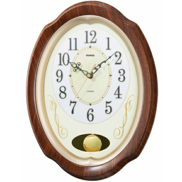 落ち着きのある木目調フレームに上品な文字板デザインの振子電波時計。・ワンランク上のリビングや、応接室など気品あるお部屋の演出にぴったりの振り子時計です。・毎正時を美しい音色でお知らせします。・流れるメロディで正時をお知らせ・夜間は静かに過ご...